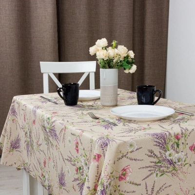 Клеенка Mirha, на тканевой основе, 140 см, Виолетта купить в отделе магазина Экономстрой