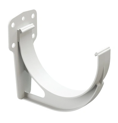 Кронштейн желоба Docke STANDARD (Standart)  пластиковый 120 мм, белый RAL 9003