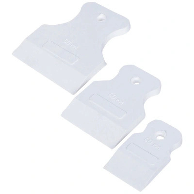 Набор белых, резиновых шпателей РемоКолор, 3 предмета: 40, 60, 80 мм купить в отделе магазина Экономстрой