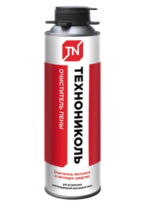 Очиститель монтажной пены ТЕХНОНИКОЛЬ PROFESSIONAL 528382, 650 мл