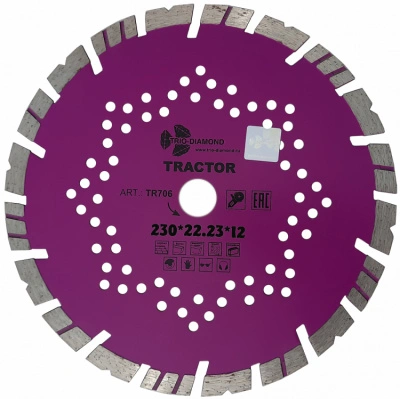 Диск отрезной алмазный Tractor (230х22,23х2,5 мм) Trio-Diamond, TR706
