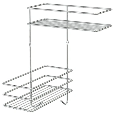 Полка для ванной комнаты и кухни Fora, Optima, угловая, двойная, 23х23х31 см купить в отделе магазина Экономстрой