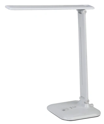 Светильник настольный, светодиодный ЭРА NLED-462-10W-W белый, 10Вт, 3000К, диммер, сенсорный выключатель (Б0031612)