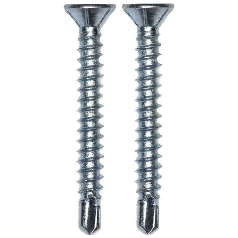 Саморез для монтажа окон с буром Стройбат, белый цинк, 3,9x19 мм (200 шт) купить в отделе Саморезы оконные магазина Экономстрой