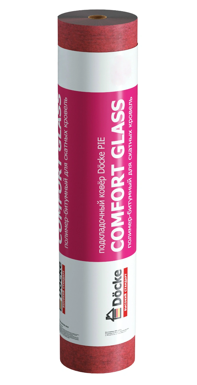 Подкладочный ковер Docke PIE COMFORT GLASS 15 кв.м купить в отделе Комплектующие к гибкой черепице магазина Экономстрой
