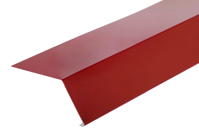 картинка Планка карнизная 100х70х10 мм, 2 м, винно-красная (RAL 3005) от магазина Экономстрой