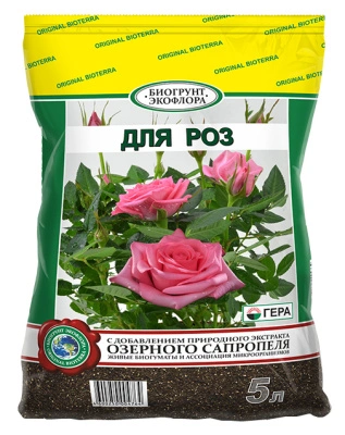 Грунт БиоГрунт "Для роз" 5 л купить в отделе магазина Экономстрой