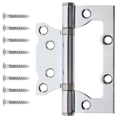 Петля накладная Code Deco, хром, B2-CR, 100х75х2,5 мм купить в отделе магазина Экономстрой