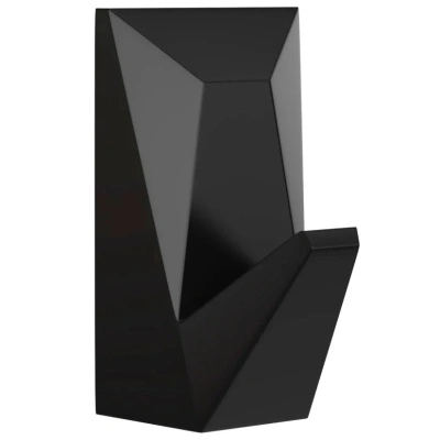 Крючок одинарный для ванной Kleber ICE Black купить в отделе магазина Экономстрой