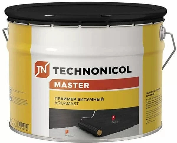 Праймер АguaMast битумный 10 л (8 кг) 393542 купить в отделе Битумная гидроизоляция магазина Экономстрой