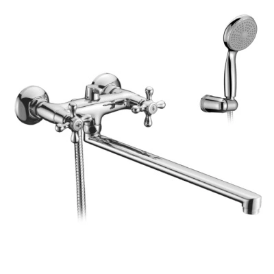 Смеситель для ванны Lemark Standard LM2112C универсальный с плоским изливом 350 мм, хром купить в отделе магазина Экономстрой