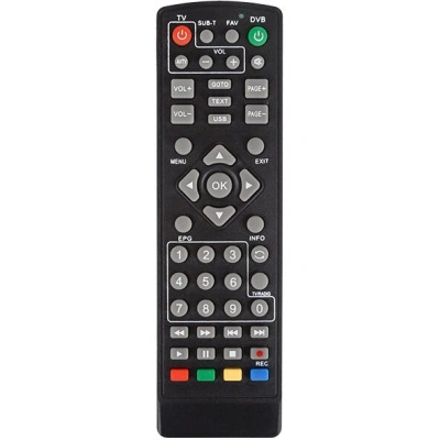 Пульт универсальный для DVB-T2 Rexant, с функцией управления телевизором (RX-DVB-014) купить в отделе магазина Экономстрой