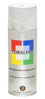 Краска аэрозольная акриловая Coralino С19503 (белый матовый; RAL 9003), 520 мл