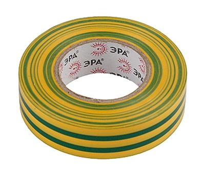 Изолента ПВХ ЭРА 15мм х 20м желто-зеленая купить в отделе магазина Экономстрой