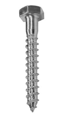 Шуруп-глухарь с шестигранной головкой Госкреп DIN 571, оцинкованный, 8х160 мм (2 шт) купить в отделе магазина Экономстрой