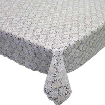 Клеенка Ажурная 15 пог.м. х 138 см ТВP 7964 белый/бежевый купить в отделе магазина Экономстрой