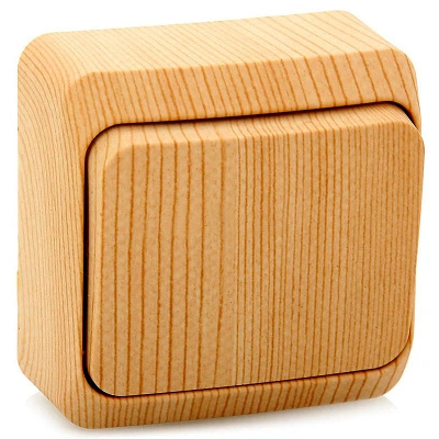 Выключатель 1 клавишный открытой установки Сосна Этюд Schneider Electric