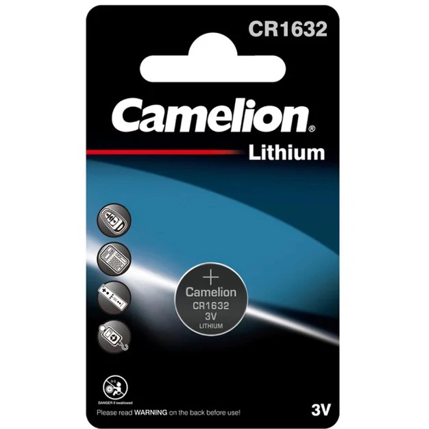 Батарейка литиевая Camelion CR1632 BL-1, 3В (1 шт) купить в отделе Батарейки магазина Экономстрой