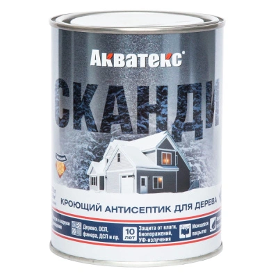 Антисептик кроющий Акватекс, Сканди, альпийское утро, 0,75 л купить в отделе магазина Экономстрой