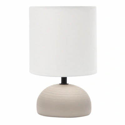 Светильник настольный с абажуром Leek LE TL MARLEY 01, 60 Вт, Е14, бежевый купить в отделе магазина Экономстрой