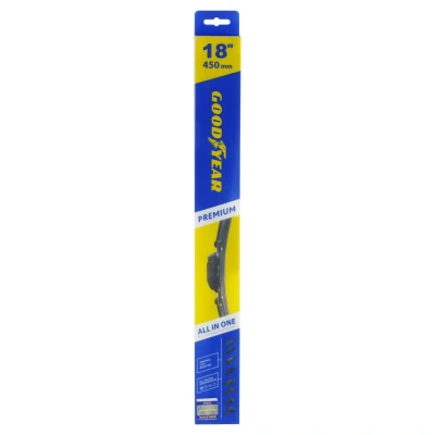 Щетка стеклоочистителя бескаркасная Goodyear Premium, 18"/45 см (8 переходников) купить в отделе магазина Экономстрой