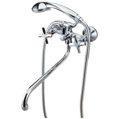 Смеситель для ванны Lemark Promotion LM6051C с круглым изливом 300 мм, хром купить в отделе магазина Экономстрой