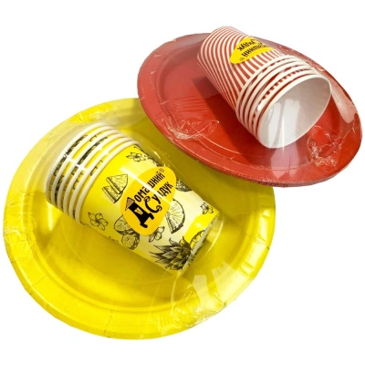 Набор бумажной посуды Домашний Сундук, на 6 персон купить в отделе магазина Экономстрой