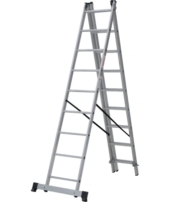 Лестница 3-секции 3х9 ступени, Новая Высота, NV1230/рабочая высота 6,41 м 1230309 купить в отделе магазина Экономстрой