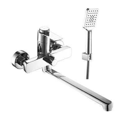 Термостатический смеситель для ванной и душа с длинным изливом, одноручный, Rossinka RS50-32