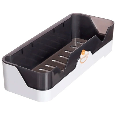 Полка многофункциональная Vanstore прямая, черно-прозрачная/белая, 517-10 купить в отделе магазина Экономстрой