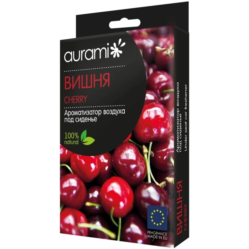 Ароматизатор воздуха Aurami, под сиденье, Вишня, 45 г купить в отделе Ароматизаторы магазина Экономстрой