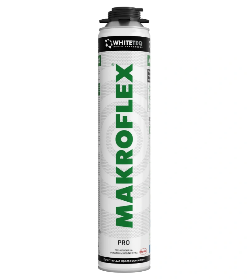 картинка Пена монтажная профессиональная MAKROFLEX WHITE TEQ 750 мл, белый 203840/2598450 от магазина Экономстрой