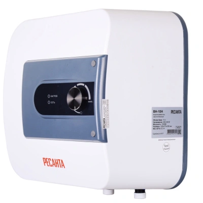 Водонагреватель накопительный Ресанта ВН-10Н 74/5/7 над мойкой, 10 л купить в отделе магазина Экономстрой