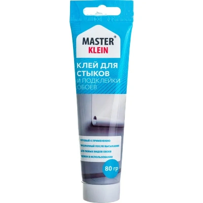 Клей для стыков и подклейки обоев Master Klein, 80 г купить в отделе магазина Экономстрой