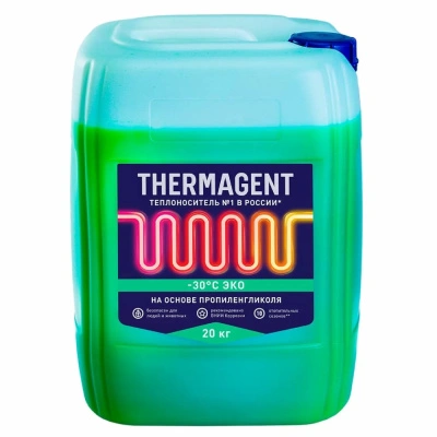 Теплоноситель Thermagent ЭKO -30°С на основе пропиленгликоля, 20 кг купить в отделе магазина Экономстрой