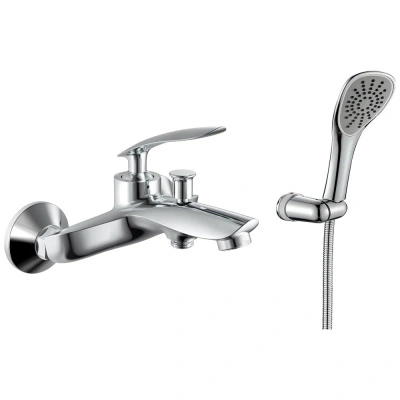 Смеситель для ванны и душа Rush Island IS6535-51 с длинным поворотным изливом, хром, однорычажный купить в отделе магазина Экономстрой