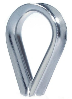 Коуш ГОСКРЕП DIN 6899, белый цинк, 3 мм (4 шт)