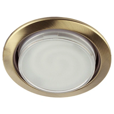 Светильник ЭРА KL35 GD под лампу GX53, 220V, 13W, золото купить в отделе магазина Экономстрой