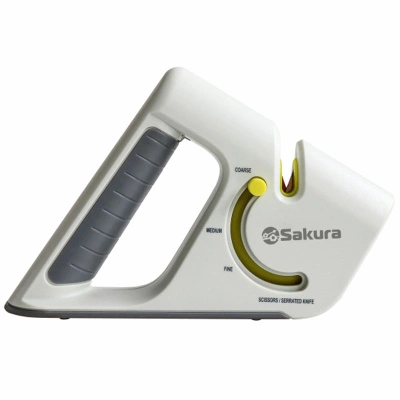 Ножеточка Sakura SA-6657G, 3 степени заточки (ножницы+зубчатые ножи) купить в отделе магазина Экономстрой