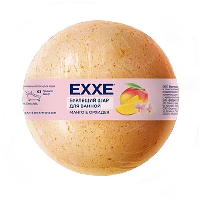 Бурлящий шар для ванной Exxe манго и орхидея, 120 г