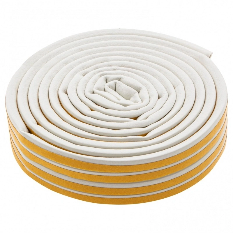 Уплотнитель резиновый Сибртех, профиль "D", белый, 12 м купить в отделе Окна ПВХ, москитные сетки, уплотнитель магазина Экономстрой