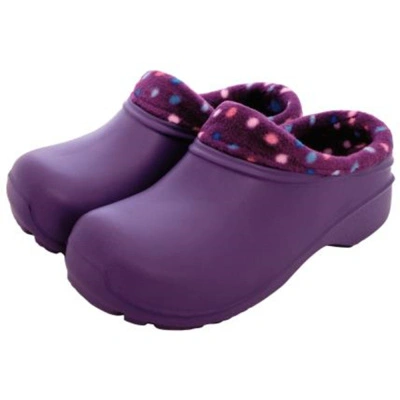 Галоши женские утепленные "Коро с отворотом", баклажан/горох фиолетовый, р. 37 купить в отделе магазина Экономстрой