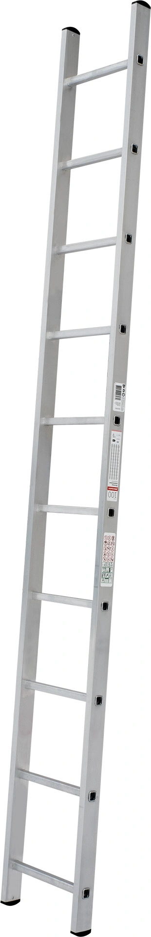 картинка Лестница односекционная приставная 10 ступеней 255 см NV 1210 Новая Высота   от магазина Экономстрой