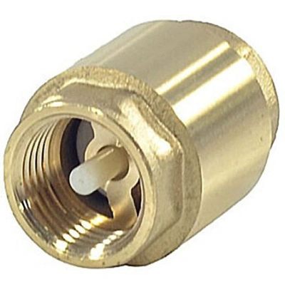 Клапан обратный пружинный SantechSystems Ду 25 Ру 16, латунный/пластиковый, внутренняя/внутренняя резьба 1" купить в отделе магазина Экономстрой