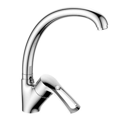 Смеситель для кухни, излив высокий, картридж 40 мм ROSSINKA T40-23