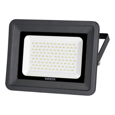 Светодиодный прожектор Wolta, WFL-100W/06, 100 Вт, 5700К, IP65, 9000 Лм, серый купить в отделе магазина Экономстрой