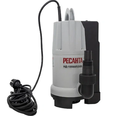 Дренажный насос Ресанта для грязной воды НД-15500П/35B, 77/2/4