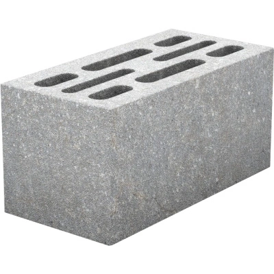 Блок керамзитобетонный 8-ми щелевой, М-75, 390х190х188 мм купить в отделе магазина Экономстрой