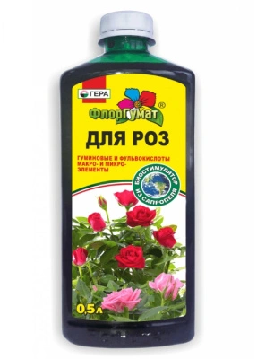 Удобрение ФлорГумат &quot;Для Роз&quot; 0,5 л ГЕРА 07005
