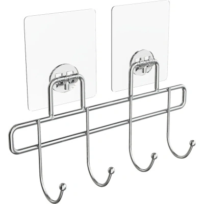 Планка с 4 крючками на силиконовом креплении Kleber Lite купить в отделе магазина Экономстрой